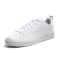 adidas阿迪达斯NEO男鞋板鞋2016新款小白鞋运动鞋热F99251 F99251白+亮白+绿 42码