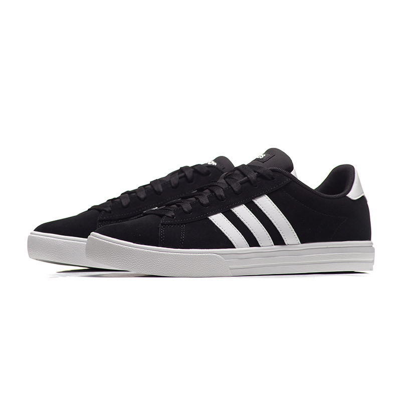 adidas阿迪达斯男子板鞋2018新款透气轻便休闲运动鞋DB2941. DB29411号黑色+亮白 42码