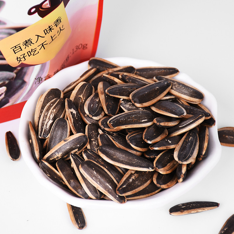 醯谷源 零食坚果炒货 水煮瓜子葵花籽 130g/袋 五香味