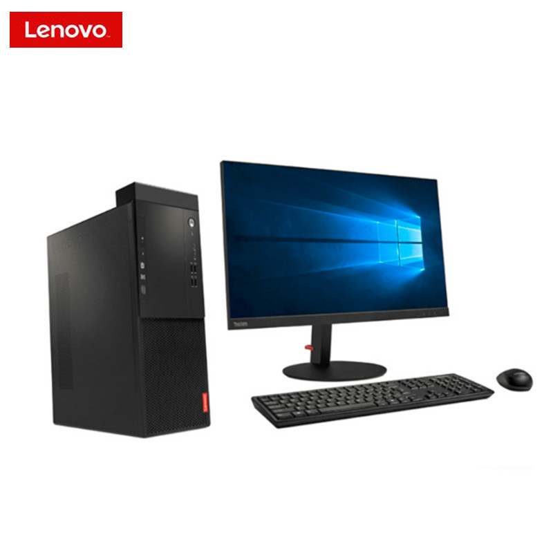联想 (Lenovo)启天M415-D187 台式电脑 黑色