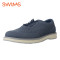 Swims Barry Derby Knit 挪威18款春夏男鞋时尚透气商务休闲鞋 岩灰色 43码