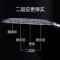 新款二层牛皮自动扣皮带男士真皮腰带休闲商务牛皮腰带男 125cm R620铬-黑