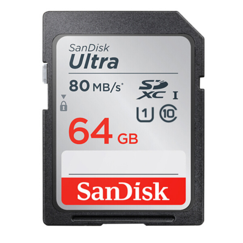 闪迪（SanDisk）64GB 读速80MB/s 至尊高速SDXC UHS-I存储卡 Class10 SD