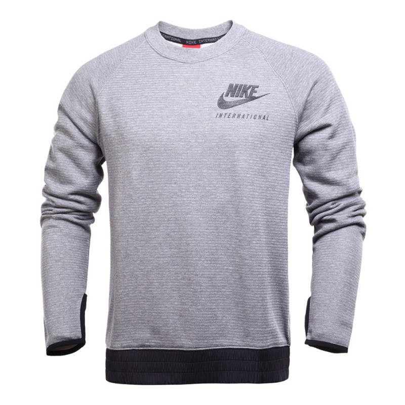 Nike耐克男装秋冬款针织保暖运动休闲长袖套头衫802485-091 M 802485-091