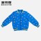 波司登童装儿童休闲羽绒服男女童轻薄短款韩版修身新款潮B1712604_1 140/64 芬迪蓝963F