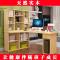 BLOVES实木转角桌台式电脑桌松木书桌书柜组合儿童学习桌家用写字台包邮