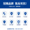 冠雅led护眼台灯调光调色温学生学习儿童阅读卧室床头折叠工作灯F118 F118蓝色（7档调光插电版）