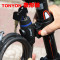 BESTROO自行车锁山地自行车锁电瓶电动摩托车单车密码固定防盗链条钢丝钢缆锁配件 黑(1.2米，不带锁架)