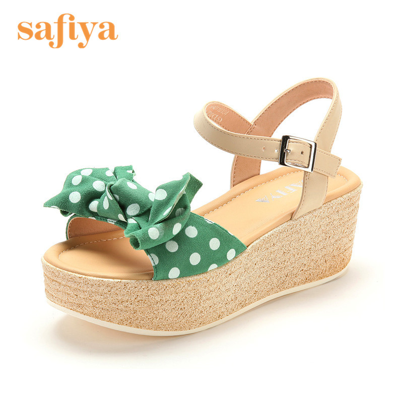 索菲娅Safiya夏PU皮圆头高跟休闲单鞋女SF42110104 绿色 38