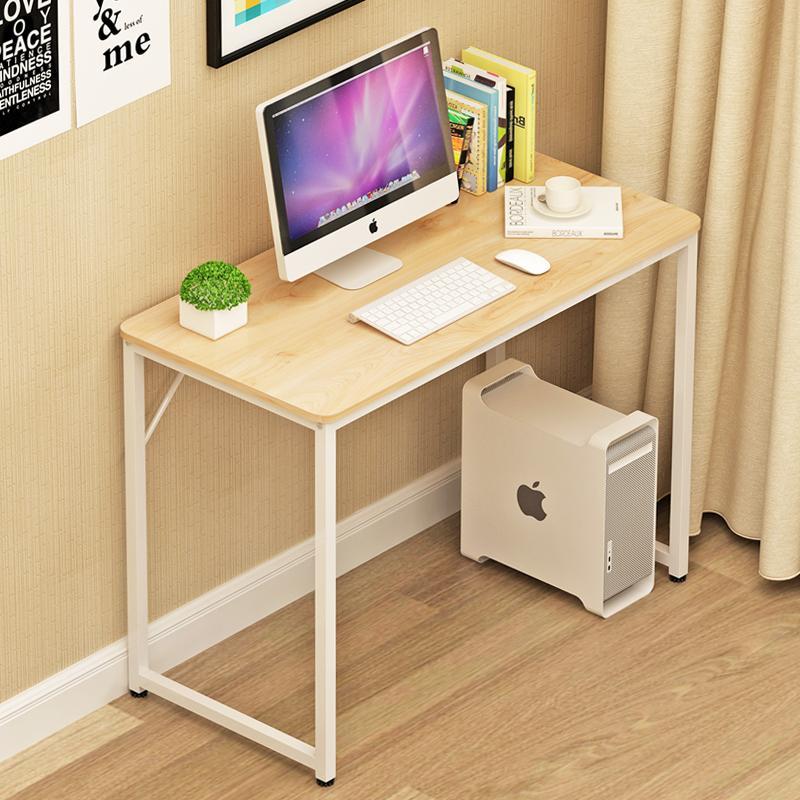 bloves家用电脑桌小型办公桌书桌写字台单人带抽屉多功能1米80CM台式桌 白苹果120*60