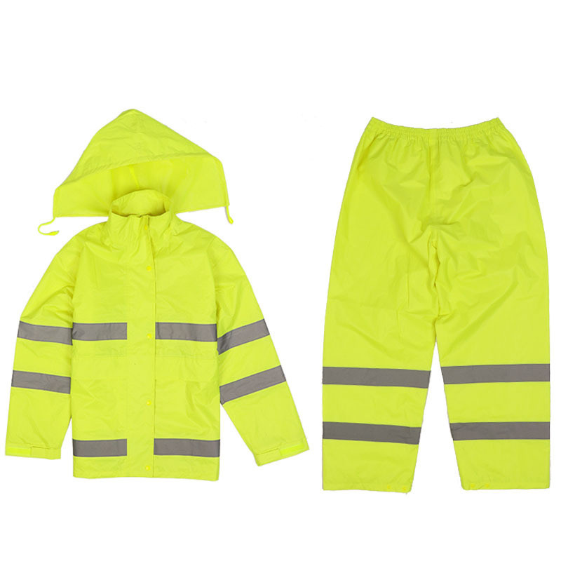 布伦希洪 PVC面料 黄色 雨衣套装 （S-XXL）AQL88201（套）
