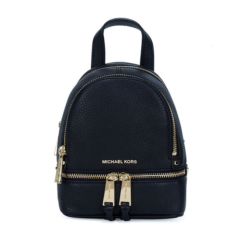 MICHAEL KORS 迈克·科尔斯RHEA ZIP 女士小号双肩包30T6GEZB1L XS 黑色