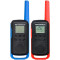 【两只装】摩托罗拉(MOTOROLA)T62公众对讲机免执照 USB充电