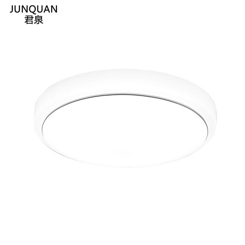 君泉(JunQuan)LED中式圆形吸顶灯简约现代苹果亚克力灯客厅灯卧室灯餐厅灯具灯_1 50CM/银线/三色调光40W