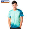 VICTOR/威克多 夏季男女款羽毛服针织T恤70012-71012 M T恤T-70012F(爱丽丝蓝)男款