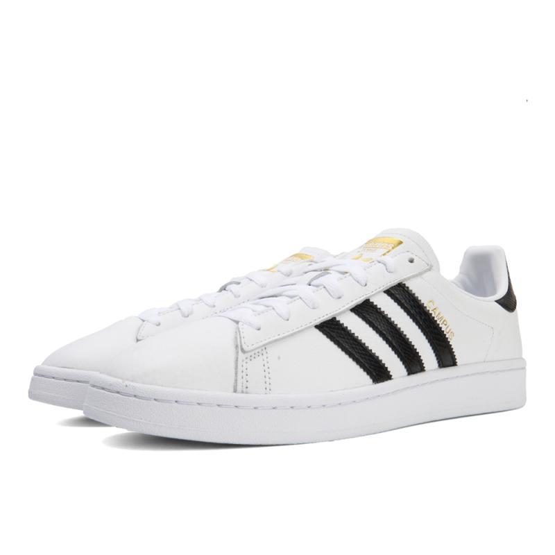 adidas阿迪三叶草2018中性CAMPUS三叶草系列休闲鞋_2 亮白/1号黑色 40码