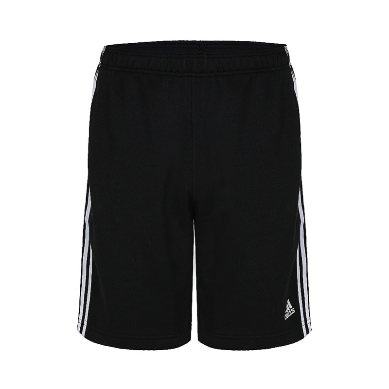 adidas阿迪达斯新款男子运动系列针织短裤BK7468_2 XXXL码 黑色