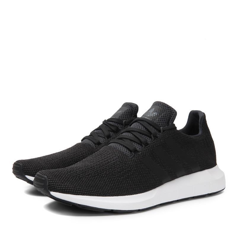 adidasOriginals阿迪三叶草2018中性SWIFTRUNFOUNDATIO_6 碳黑/1号黑色/中麻灰 37码