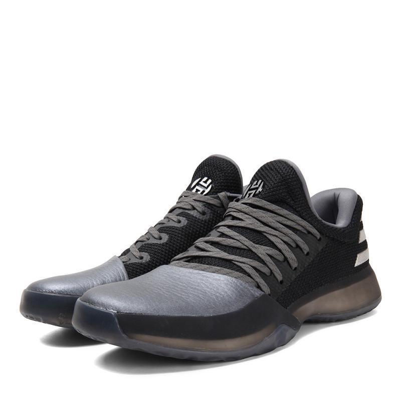 adidas阿迪达斯2018男子HardenVol.1签约球员篮球鞋_3 四度灰/碳黑/银金属 41码