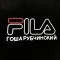 FILA 斐乐短T男女2018夏季亲肤透气运动休闲简约LOGO短袖衫情侣款 XXL 黑色