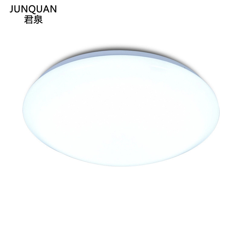 君泉(JunQuan)LED中式圆形吸顶灯简约现代苹果亚克力灯客厅灯卧室灯餐厅灯具灯_1 50CM/全白/单色白光48W