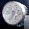 货汽车大灯三轮车灯超亮防水电动车摩托车led外置灯12V-80v改装灯 超强聚光六珠+支架+开关