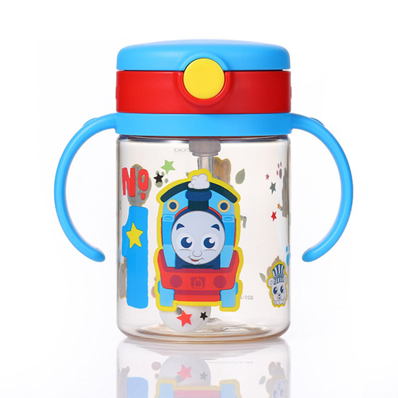 托马斯&朋友(Thomas&Friends)儿童水杯PPSU宝宝吸管小水杯重力球冷水杯水壶300ml 200ml-蓝柄