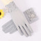245_187_电动夏季车防晒手套蕾丝骑车开车遮阳手套冰丝袖套女薄不防紫外线 米兰天丝防晒手套-水晶花虾粉色