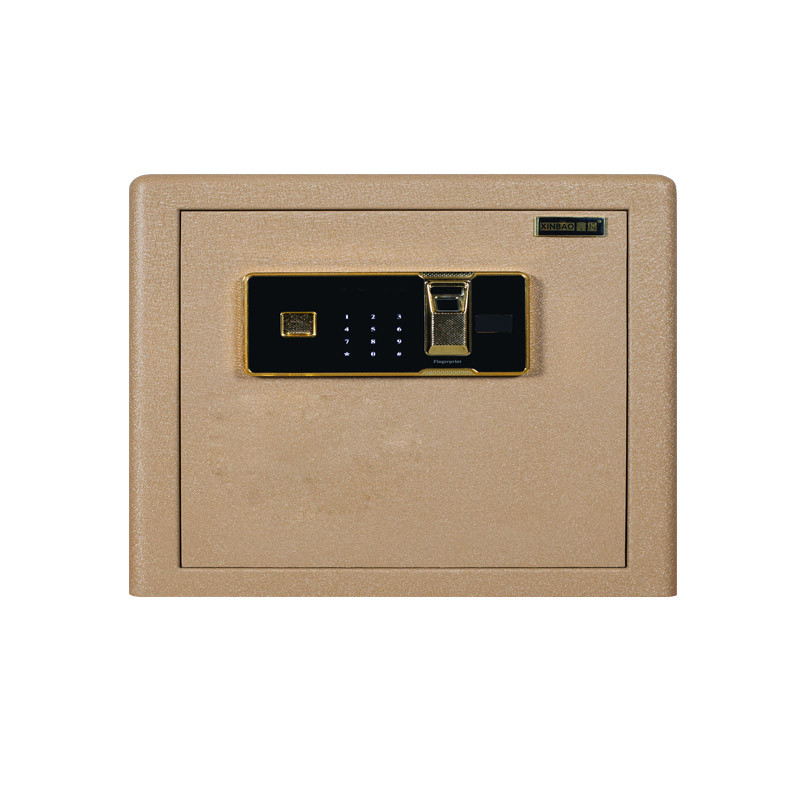 鑫辉 全钢精锐指纹系列30豪华型保管箱 棕皮纹 H330*W420*D300 鑫辉全钢精锐指纹系列30豪华型保管箱