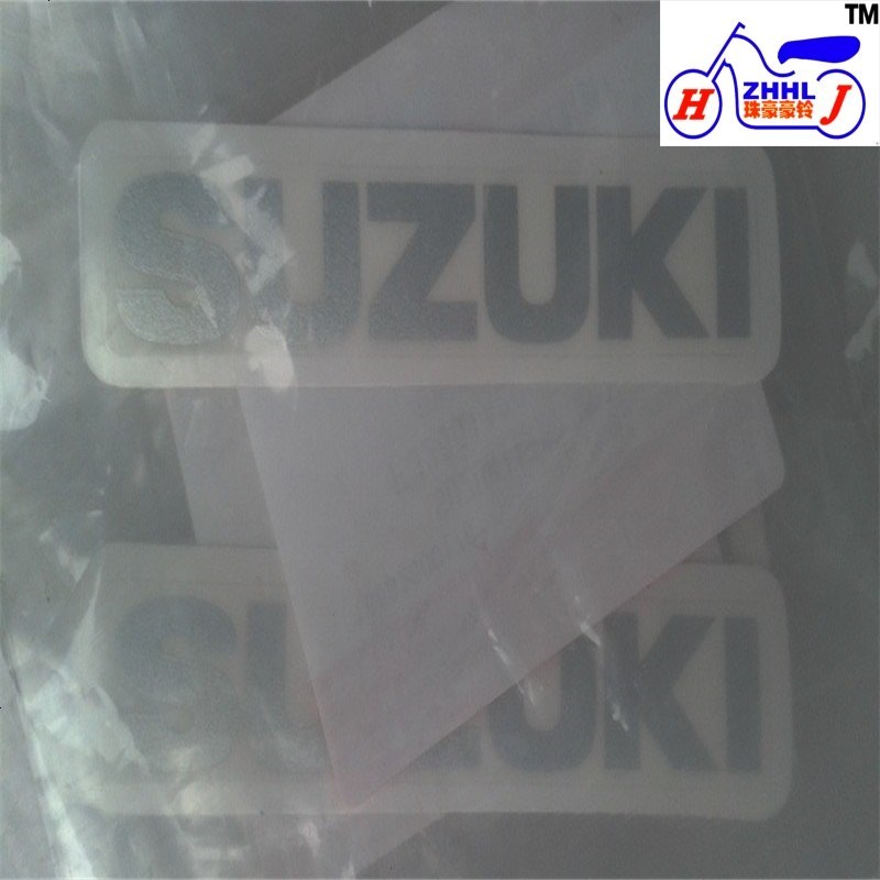 海王星贴花面板贴纸SUZUKI贴花 国三天龙星UA125贴花 防伪验证 黑色