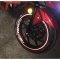 跑车GSX250R改装轮毂贴反光轮圈贴花英文车轮轮胎光圈贴花 GSX250内圈贴花