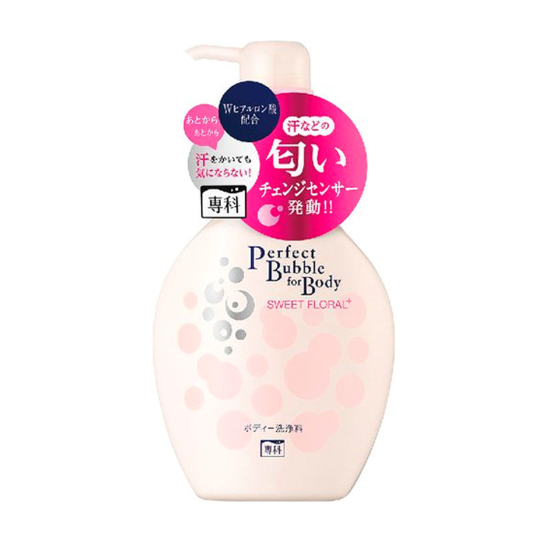 SHISEIDO 资生堂旗下SENKA珊珂 樱日和沐浴露 白瓶甜蜜花香 500ml