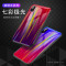 机伴 苹果iphone8plus/7Plus手机壳苹果6/6splus苹果X新款TPU镭射极光渐变钢化玻璃手机壳/保护套 苹果6/6s-渐变彩