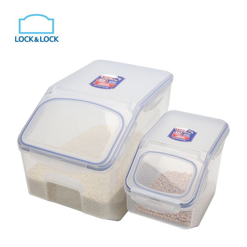 乐扣乐扣(lock&lock) 塑料米桶两件套 HPL510S001-CHS