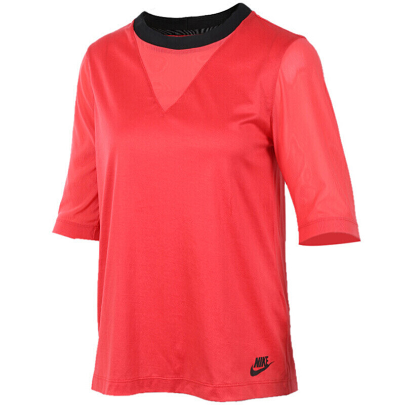 NIKE耐克女装2017夏季新款运动休闲舒适透气圆领短袖T恤829756-602 XL 829756-602
