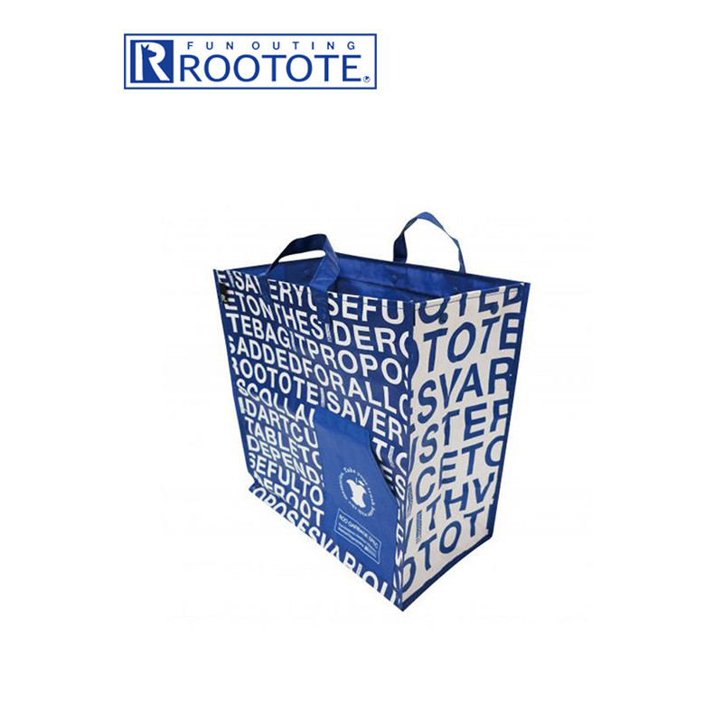 ROOTOTE 日本进口环保袋 彩色字母 多用途 蓝色