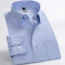 南极人【男士衬衫】长袖青年男士商务休闲夏款大码纯棉免烫衬衫 XL（41） 610（紫色细纹）