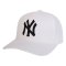 MLB棒球帽NY全白可调节帽子男女帽情侣韩版棒球帽子32CPIF741-50W 32CPIF741-50W