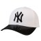 MLB棒球帽NY洋基队男女黑色遮阳帽可调节嘻哈帽鸭舌帽子32CP82711-50W(32CP82611-50_HBT66 32CP82711-50W(32CP82