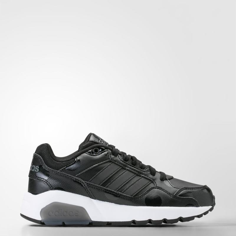 ADIDAS阿迪达斯秋冬新款女NEO耐磨透气跑步复古休闲运动鞋-AC7778 1号黑色/1号黑色/五度灰 39