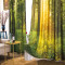 舒厅 定制现代个性北欧飘窗窗帘3D立体风景树林绿树绿色森林主题房卧室客厅办公室酒店窗帘隔音成品艺术窗帘 3米适合1.5-1.9米窗2片 C版树林