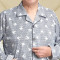 爱心鼠(Aixinshu)加大加肥中老年人睡衣男春秋冬季开衫长袖长裤居家服棉质男士爸爸休闲家居服套装7604 2XL码 1号款