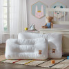 LOVO乐蜗家纺 儿童枕芯舒适全棉 防螨纤维 枕头枕芯