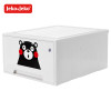 JEKO&JEKO酷ma萌熊本熊抽屉式收纳柜子玩具衣服整理储物多层塑料零食收纳箱SWB-5464 白色