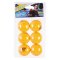 狮普高一星二星级乒乓球六只装比赛训练用乒乓球TB35680 黄色一星
