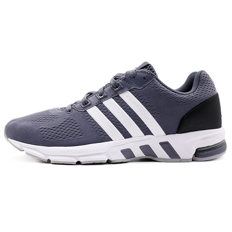 ADIDAS阿迪达斯男子女子EQT耐磨防滑舒适跑步鞋-B43723 青灰/亮白/黑色 44.5