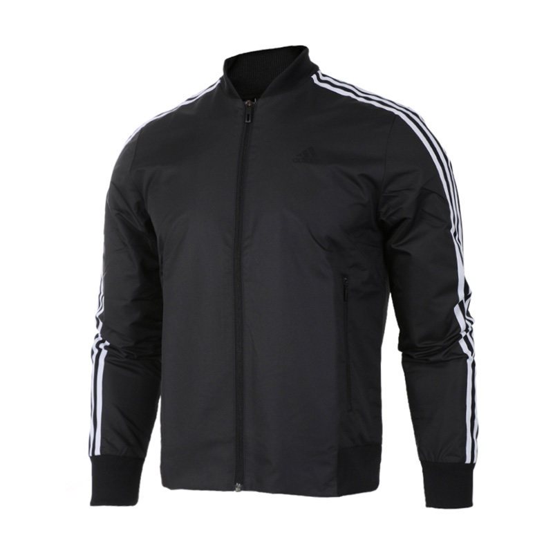 Adidas阿迪达斯男装秋新款立领梭织运动服休闲夹克外套CF4633 L CF4632