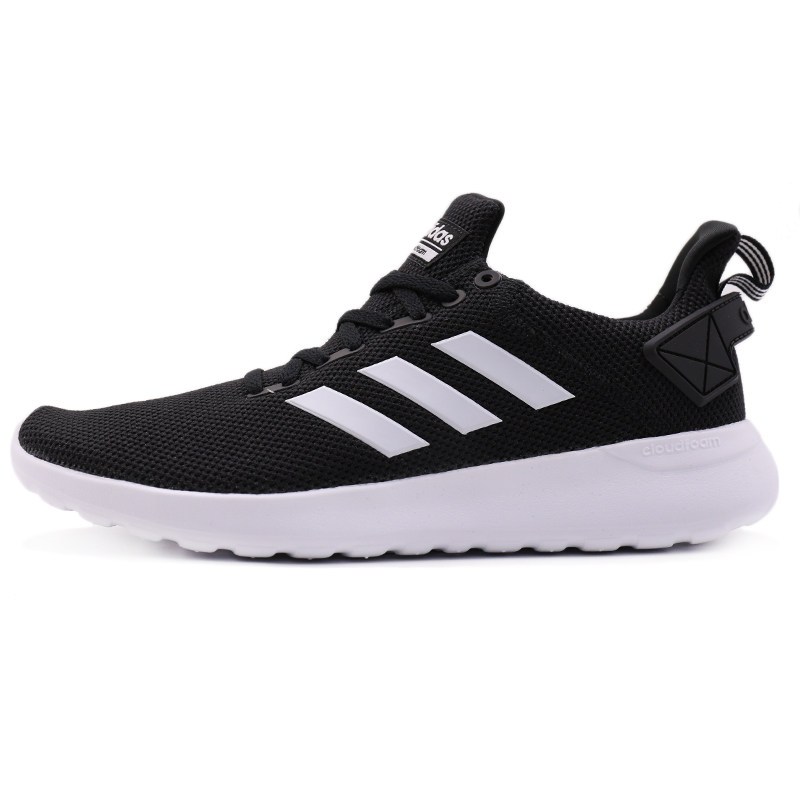 阿迪达斯NEO男鞋2018秋季新款网面耐磨防滑运动休闲鞋板鞋F35209 1号黑色/亮白 43