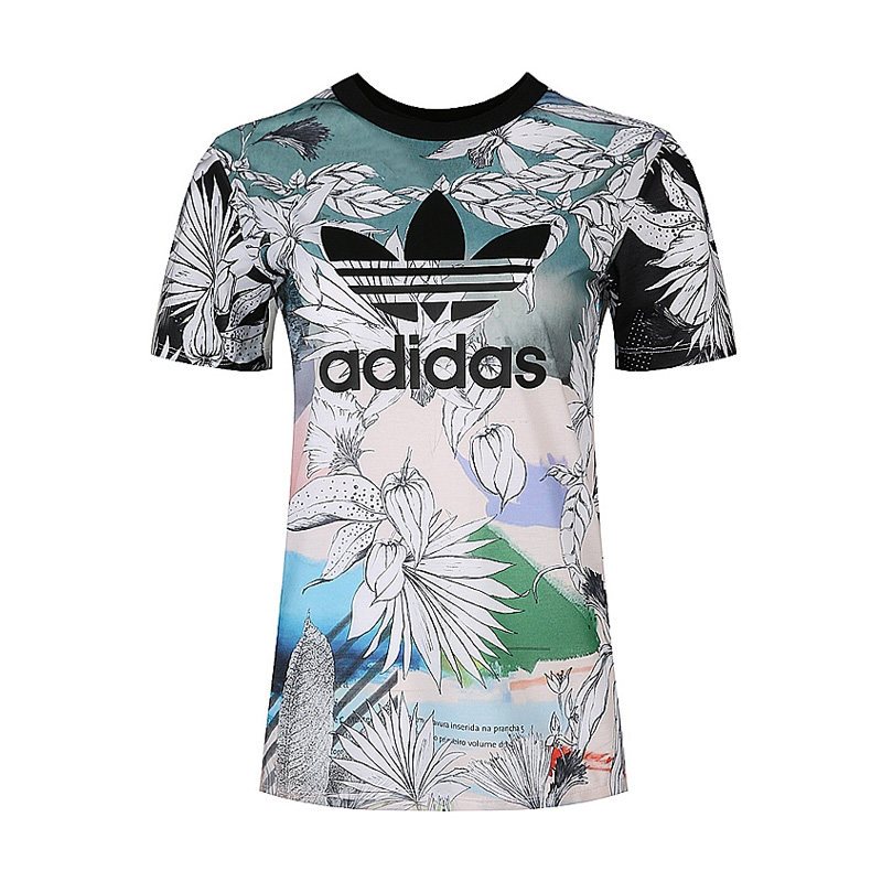 ADIDAS(阿迪达斯三叶夏季新款女装时尚短袖T恤CY7370 S（成人） CY7370