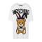 MOSCHINO 莫斯奇诺t恤女装纯棉宽松版短袖 兔女郎小熊V0703 540 1001 XXS 白色